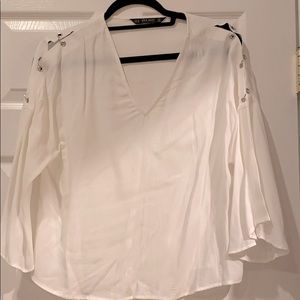 Brand new white Sarah basic collection top.